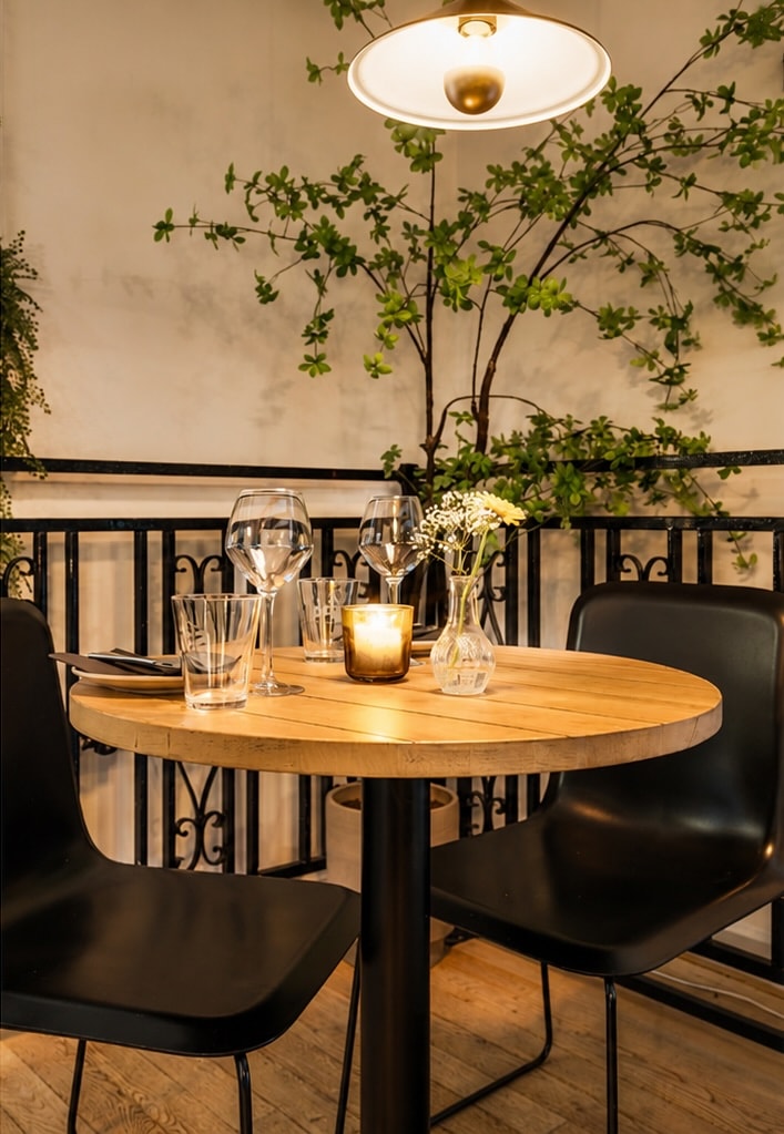 intimate and semi private dining room in leiden bij matur indonesië bistrobar en restaurant